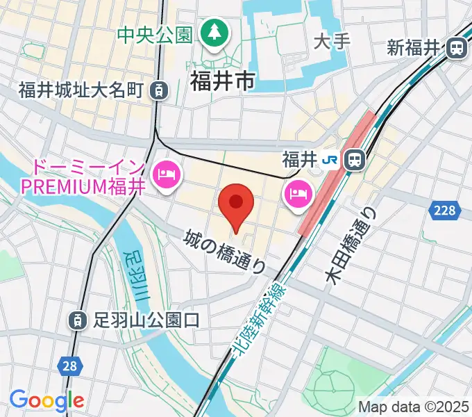 北ノ庄クラシックスの地図