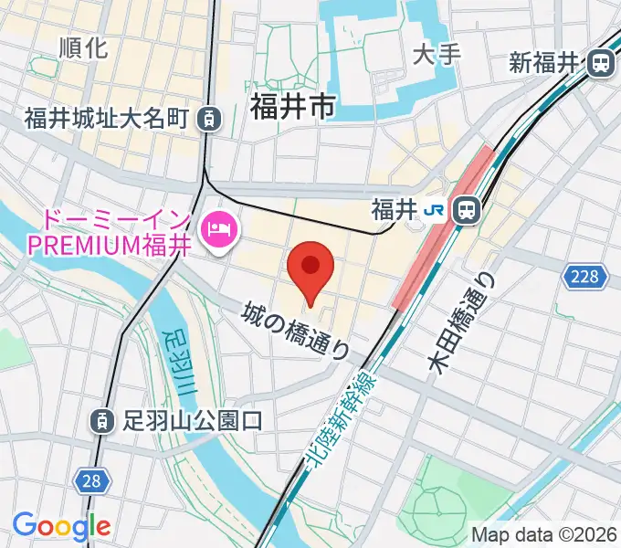 北ノ庄クラシックスの地図