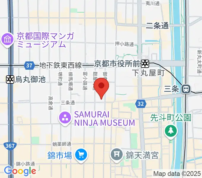 Le club Jazzの地図