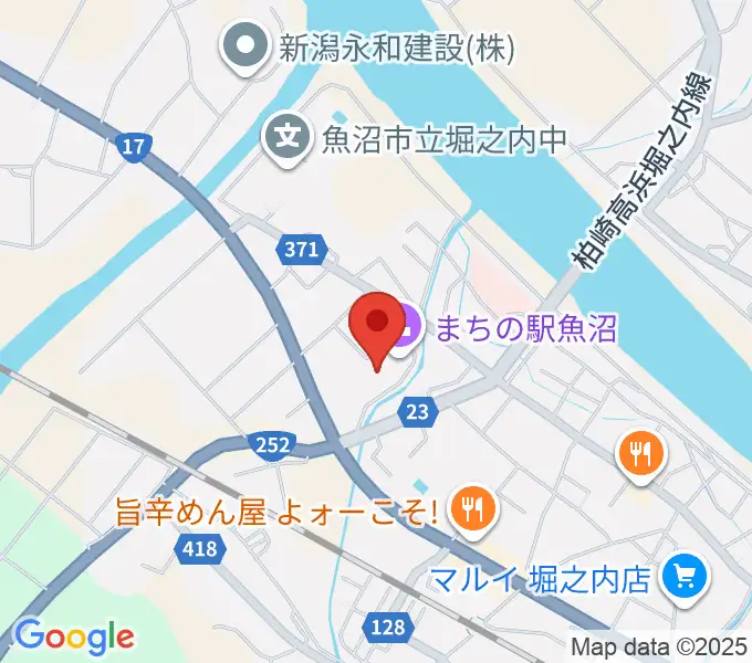 FMうおぬまの地図