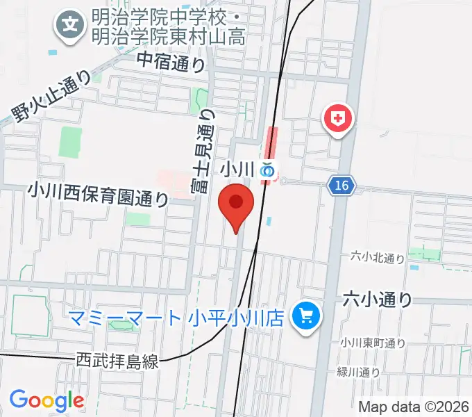 NMCギャラリー＆スタジオの地図