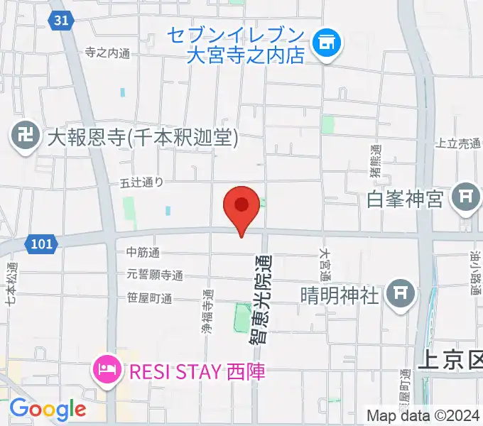 studio INOの地図