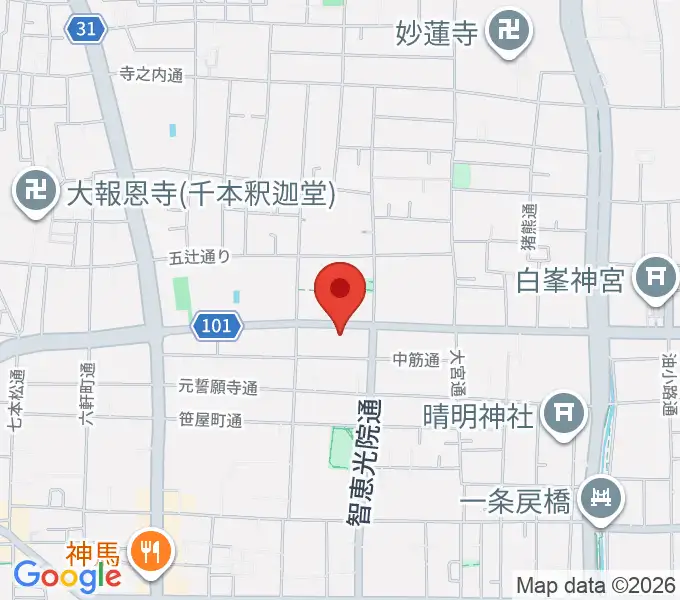 studio INOの地図