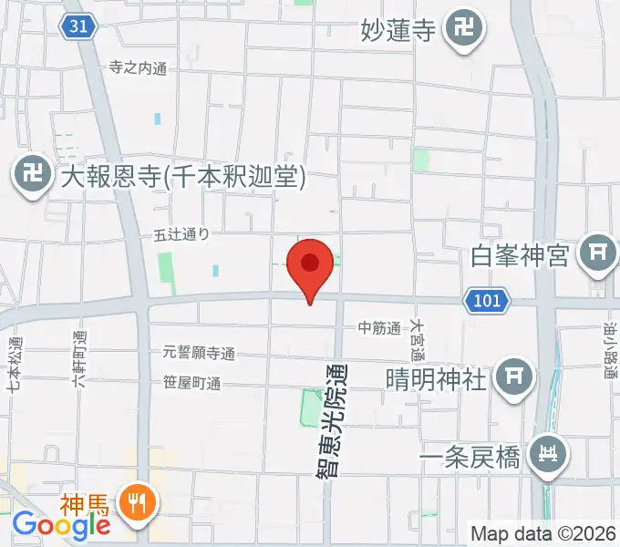 studio INOの地図
