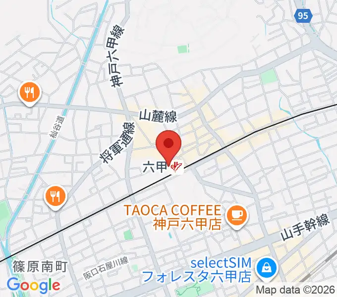 神戸ALWAYSの地図