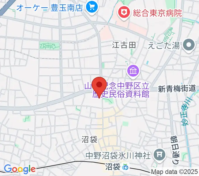 沼袋Section9の地図