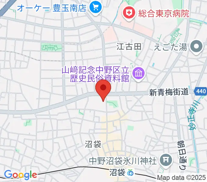 沼袋Section9の地図