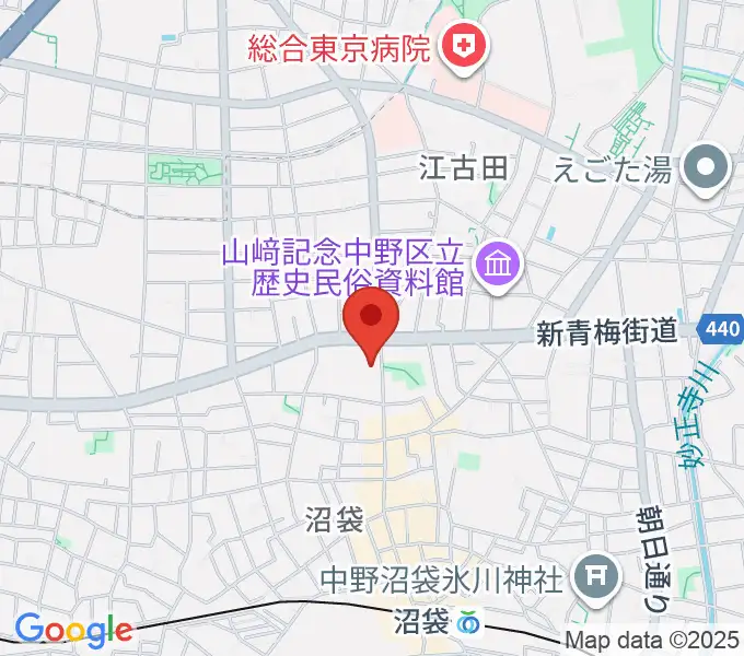 沼袋Section9の地図