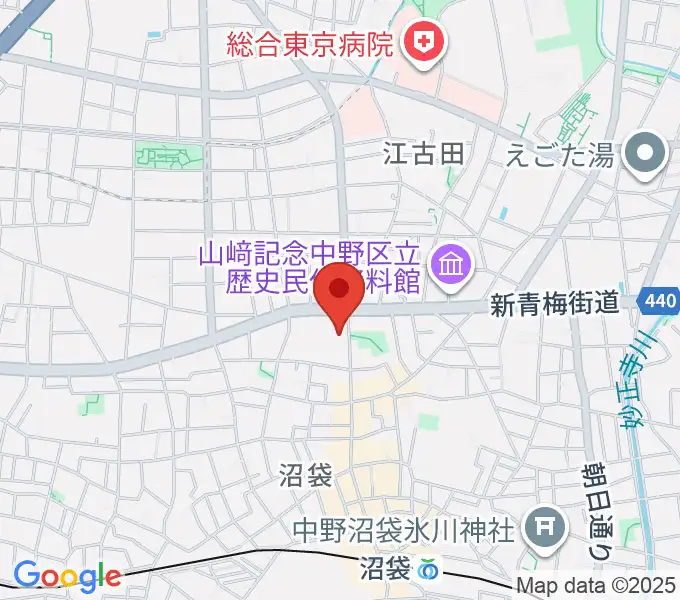 沼袋Section9の地図