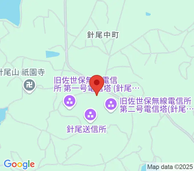 佐世保オレンジボックスの地図