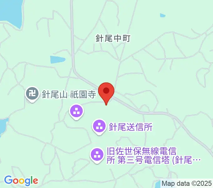 佐世保オレンジボックスの地図