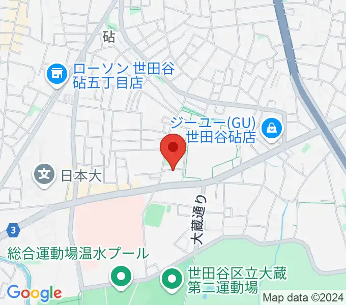 MGS Music School 砧校の地図