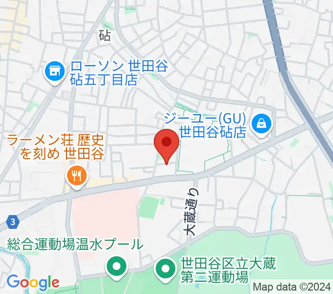 MGS Music School 砧校の地図