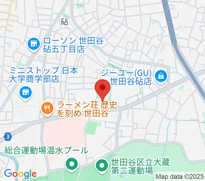 MGS Music School 砧校の地図