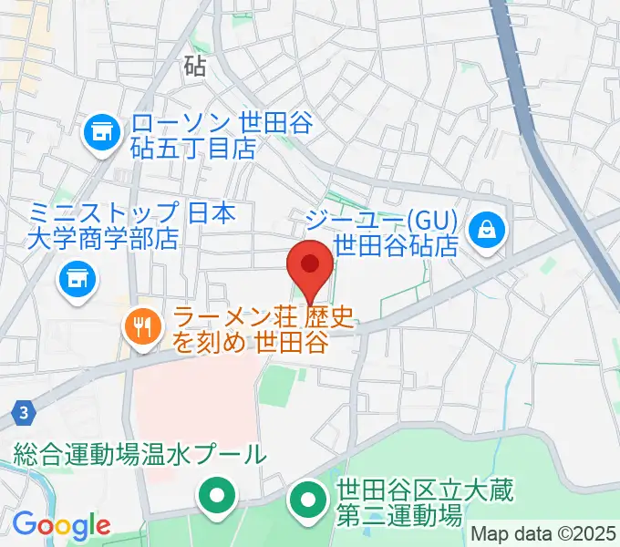 MGS Music School 砧校の地図