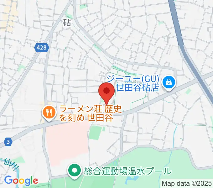MGS Music School 砧校の地図