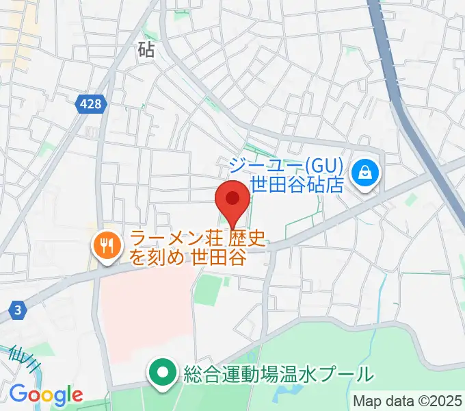 MGS Music School 砧校の地図