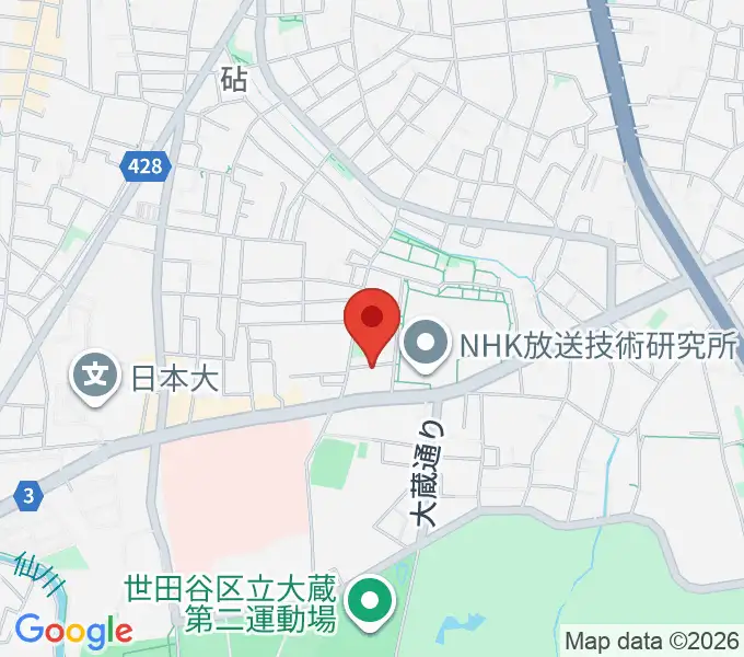 MGS Music School 砧校の地図