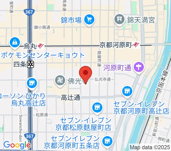 磔磔の地図