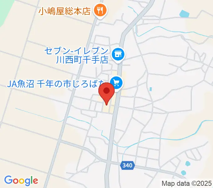 千手中央コミュニティセンターの地図