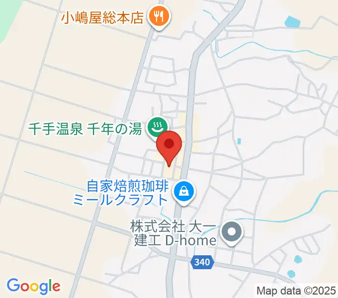 千手中央コミュニティセンターの地図