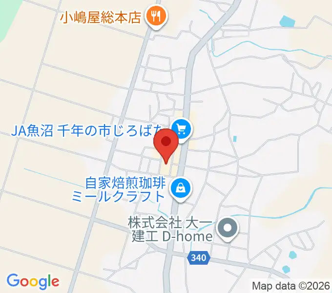 千手中央コミュニティセンターの地図