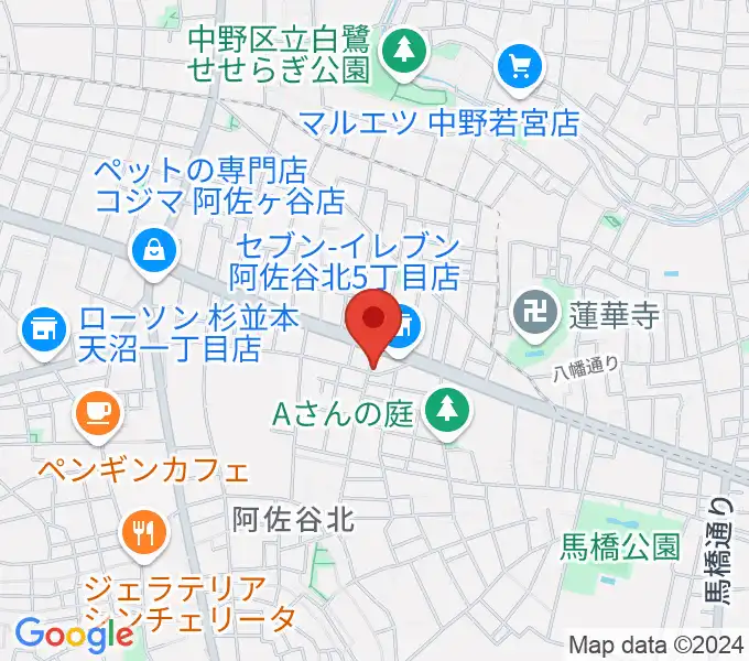 阿佐ヶ谷家劇場の地図