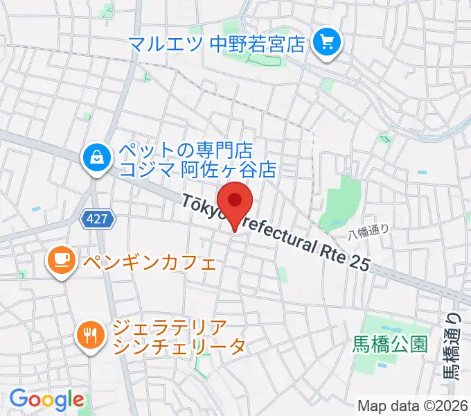 阿佐ヶ谷家劇場の地図