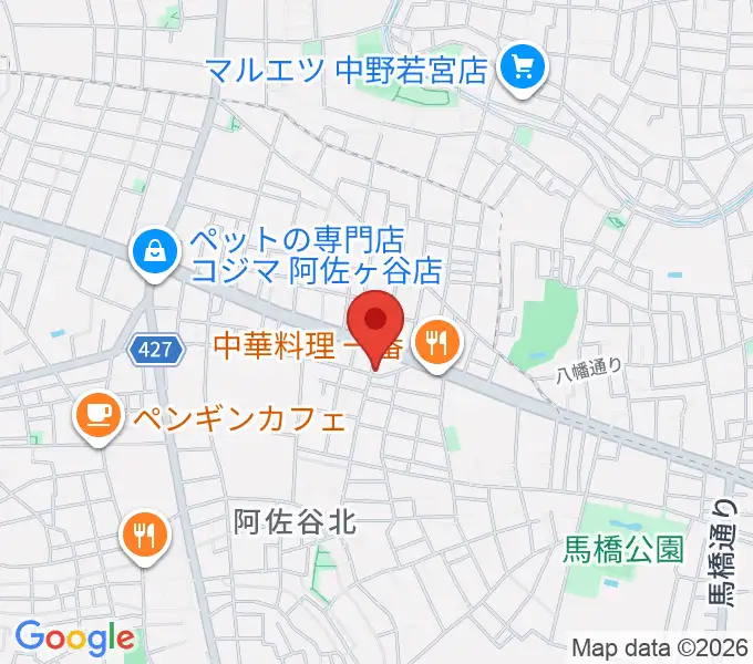 阿佐ヶ谷家劇場の地図