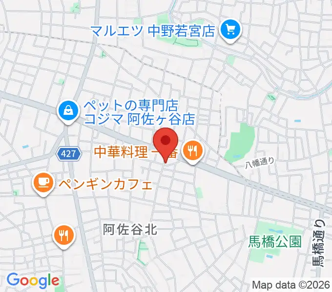 阿佐ヶ谷家劇場の地図