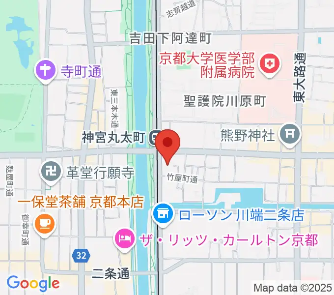 京都メトロの地図