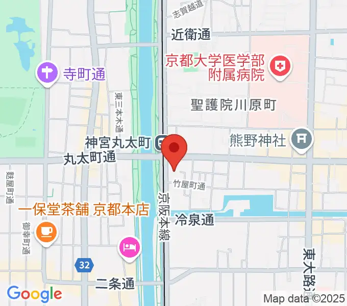 京都メトロの地図