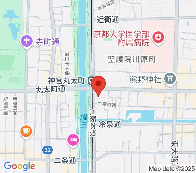 京都メトロの地図