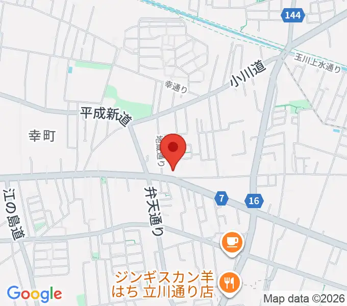 CHABOHIBA HALLの地図