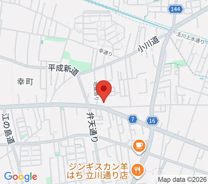 CHABOHIBA HALLの地図