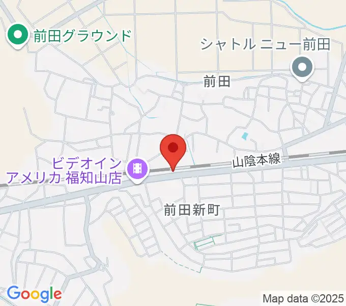 福知山サウンドラットの地図