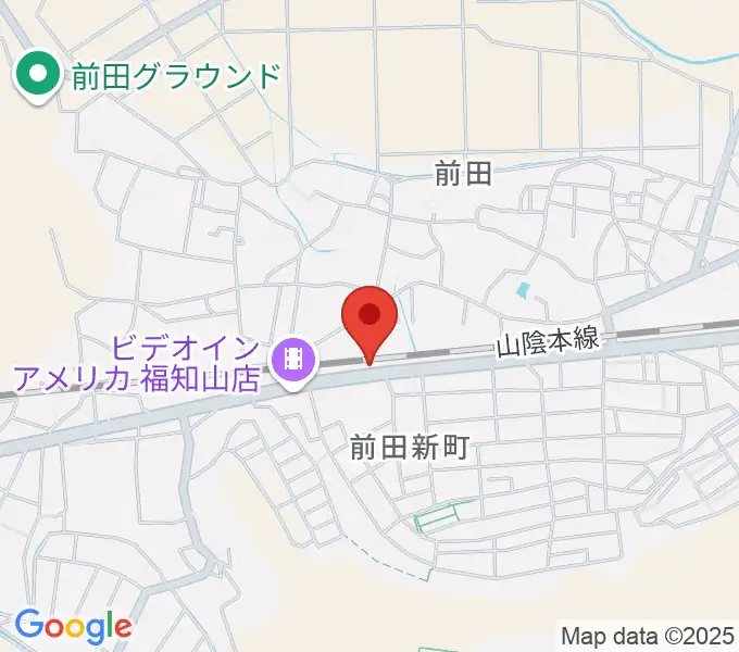 福知山サウンドラットの地図
