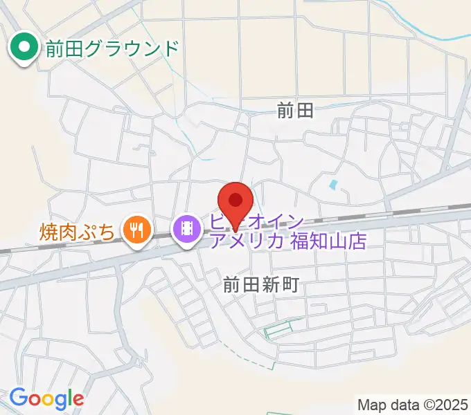 福知山サウンドラットの地図