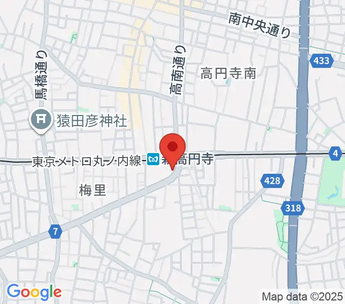 ラパン音楽教室の地図