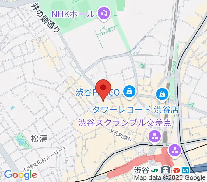 Lavocボーカル教室 渋谷校の地図