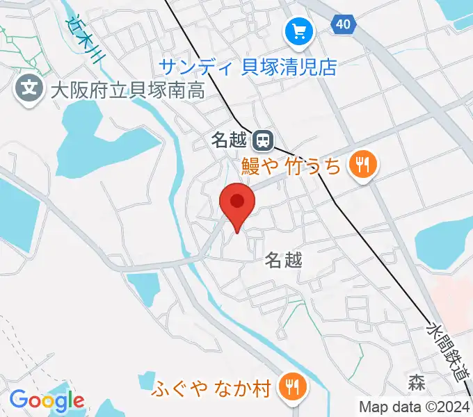 スタジオ0724の地図