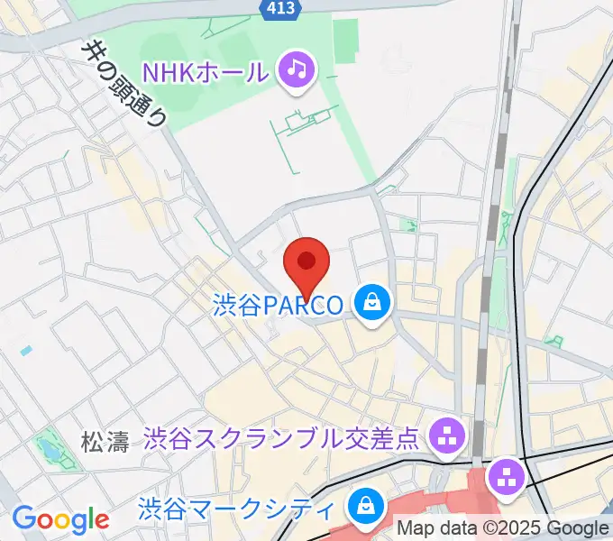 マザーズ・レコードの地図