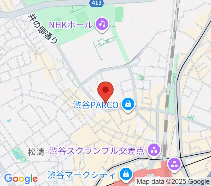 マザーズ・レコードの地図