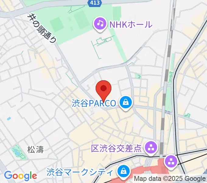 マザーズ・レコードの地図