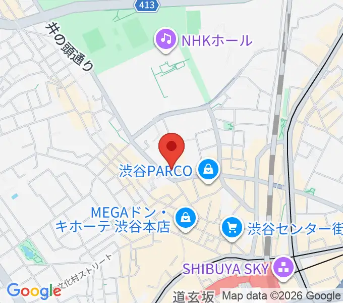 マザーズ・レコードの地図