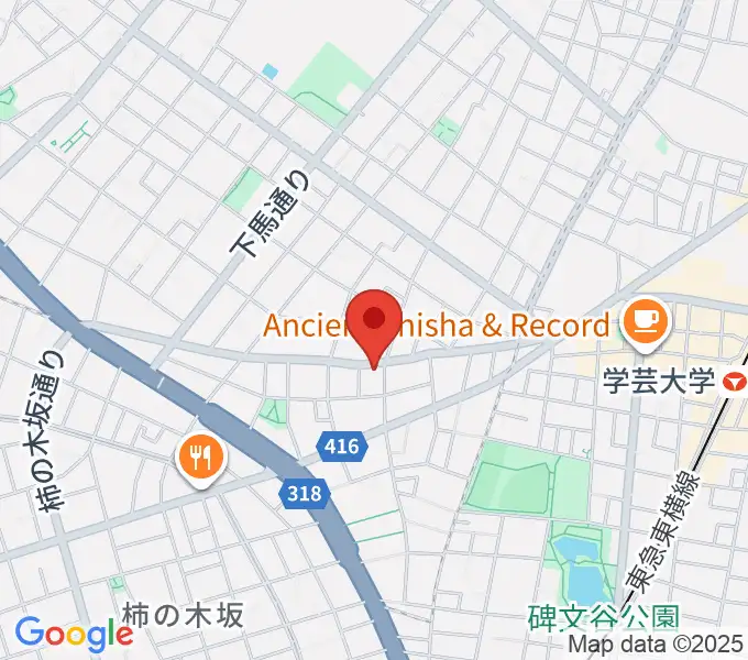 アプリーレ音楽教室の地図