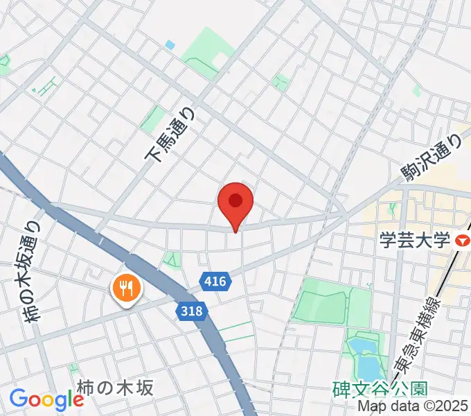 アプリーレ音楽教室の地図