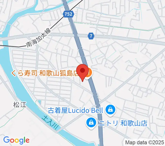 和歌山LURU HALL（ルルホール）の地図