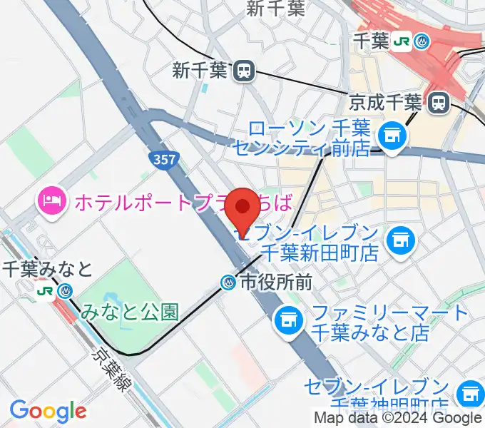 千葉music bar esの地図