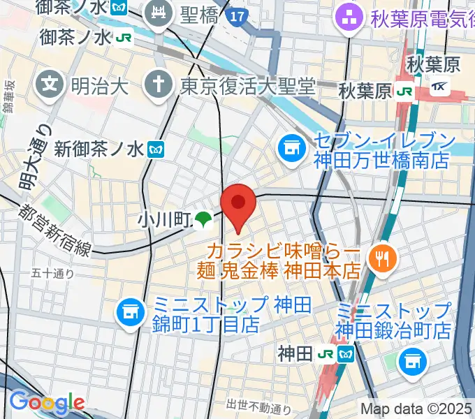 神田THE SHOJIMARUの地図